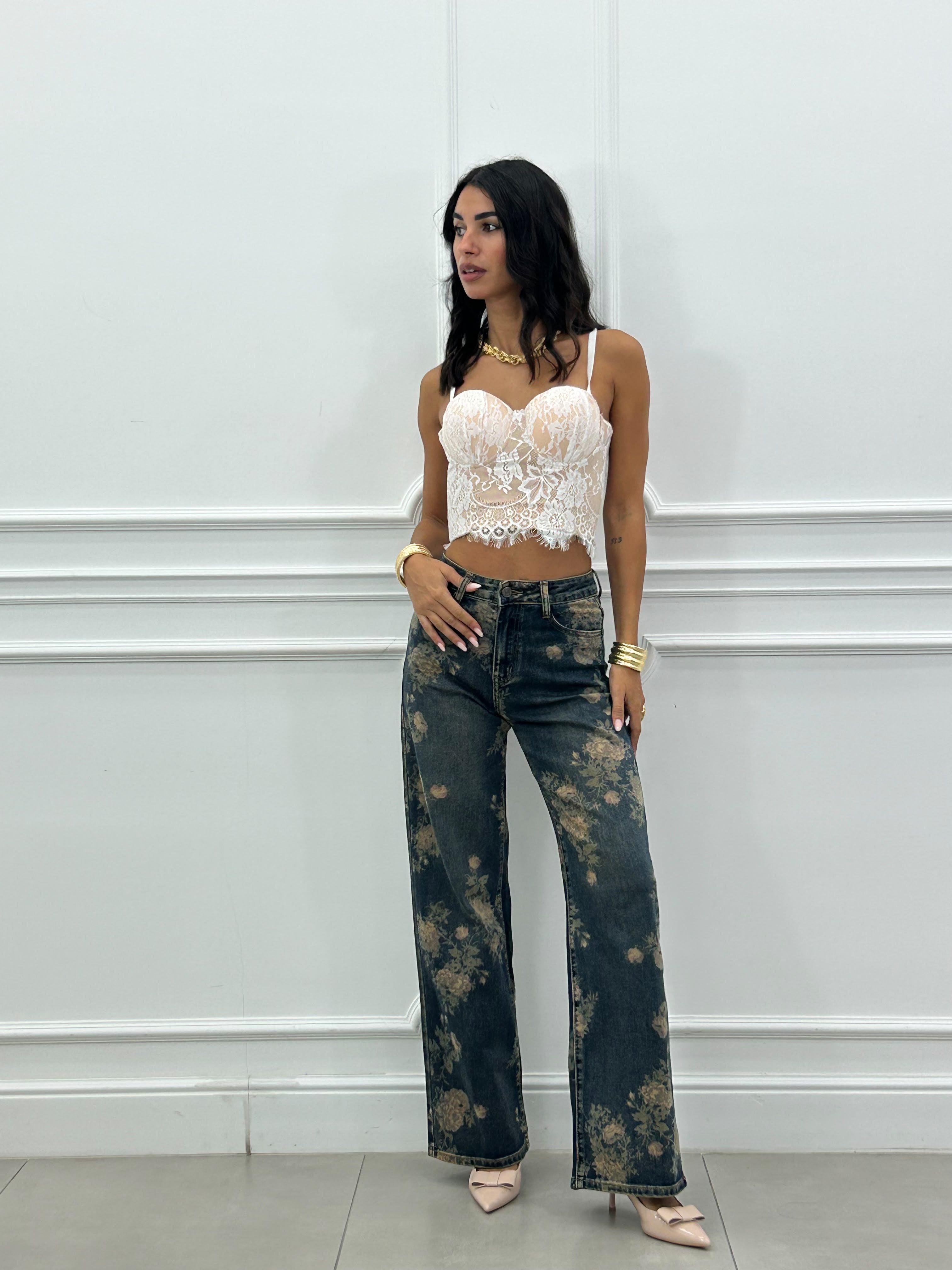JEANS FLOWER NEW AI/27