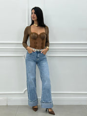 JEANS CUFFED NEW AI26