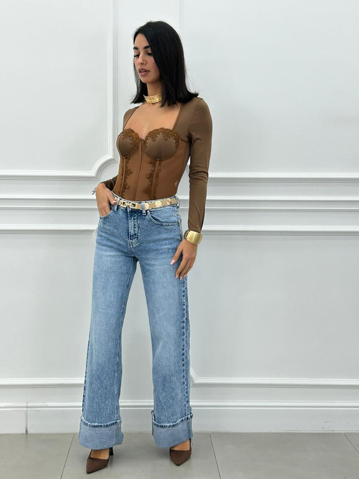 JEANS CUFFED NEW AI26