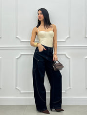 JEANS DARK BLUE TASCONI NEW PE/26