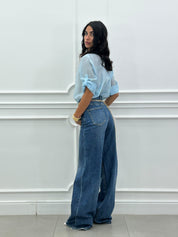 JEANS WIDE LEG NEW AI/27