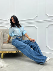 JEANS WIDE LEG NEW AI/27