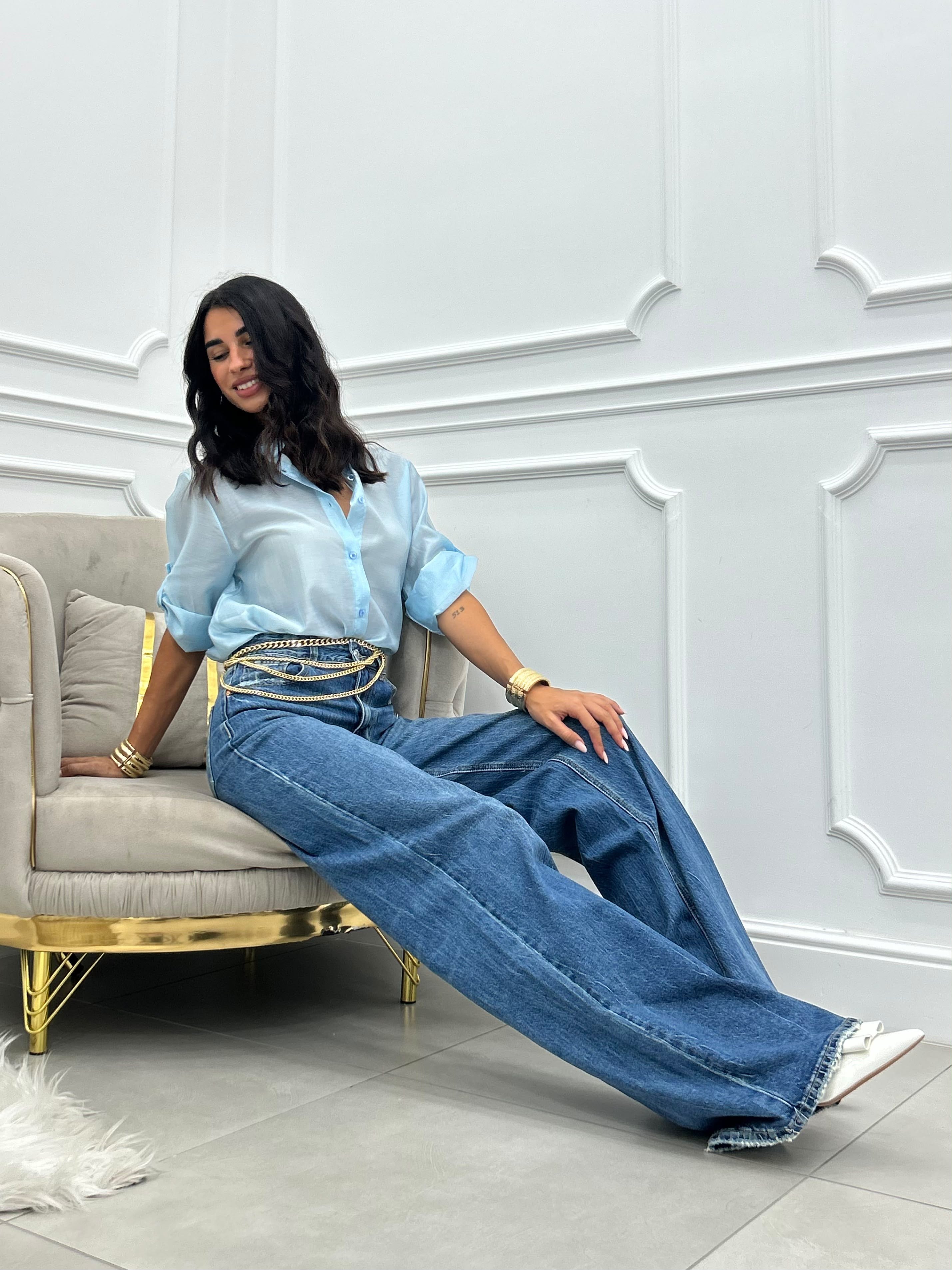 JEANS WIDE LEG NEW AI/27