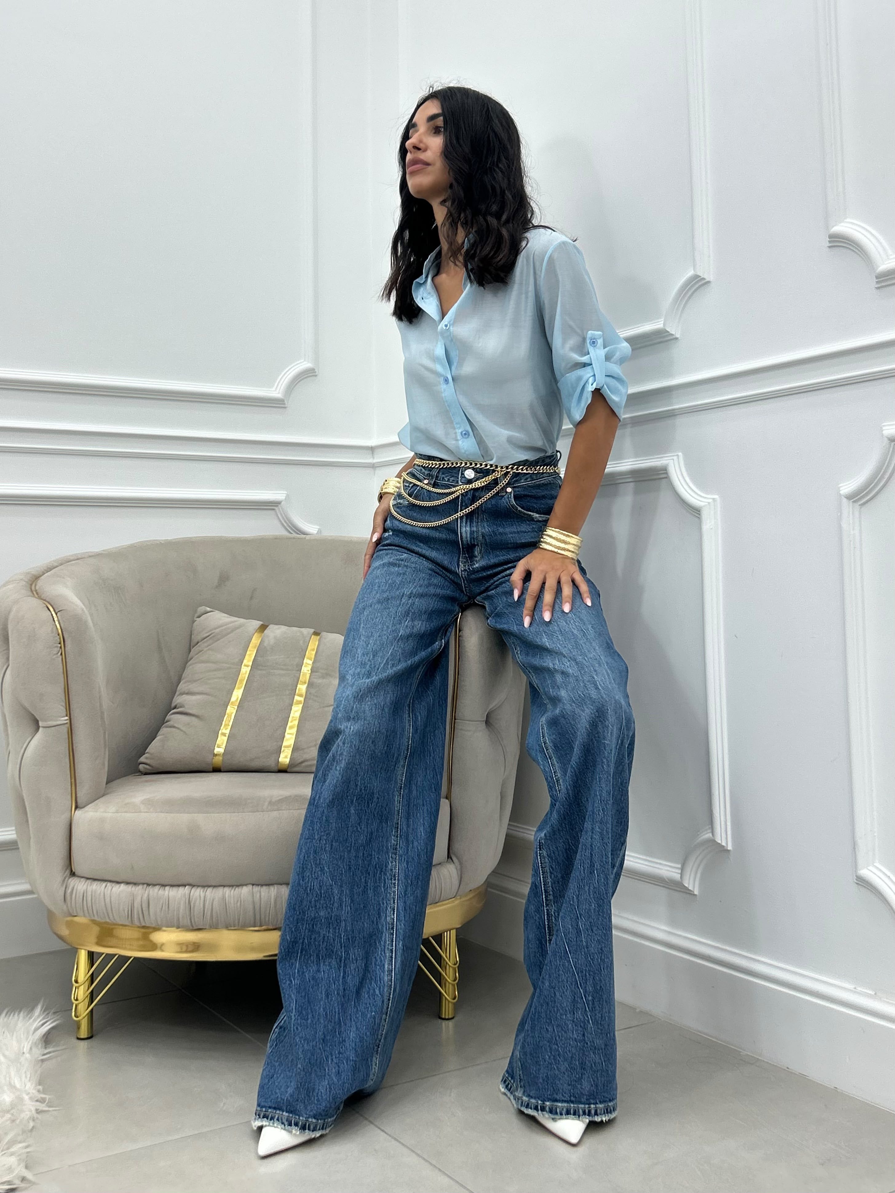 JEANS WIDE LEG NEW AI/27