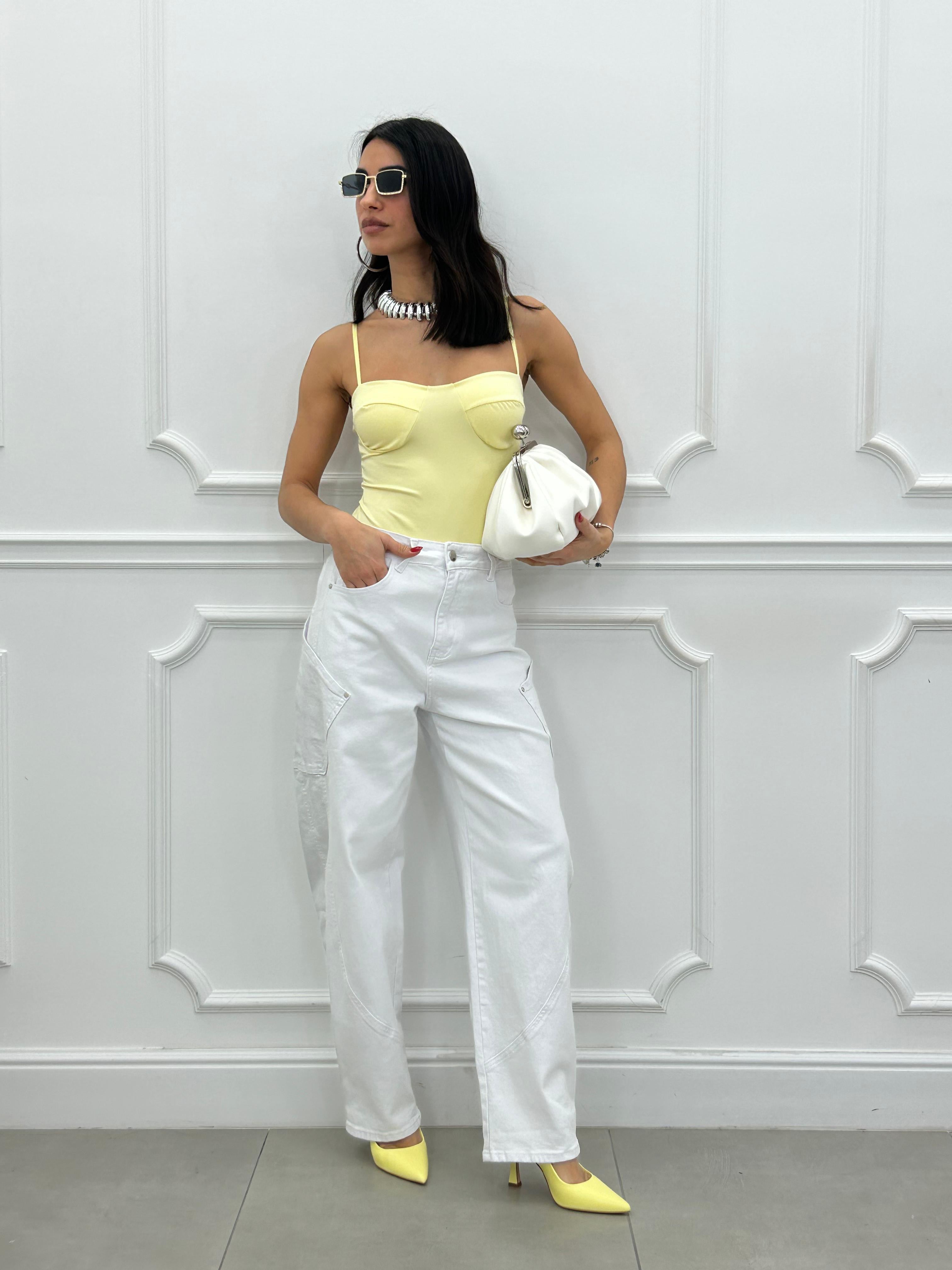 JEANS WHITE NEW PE/26