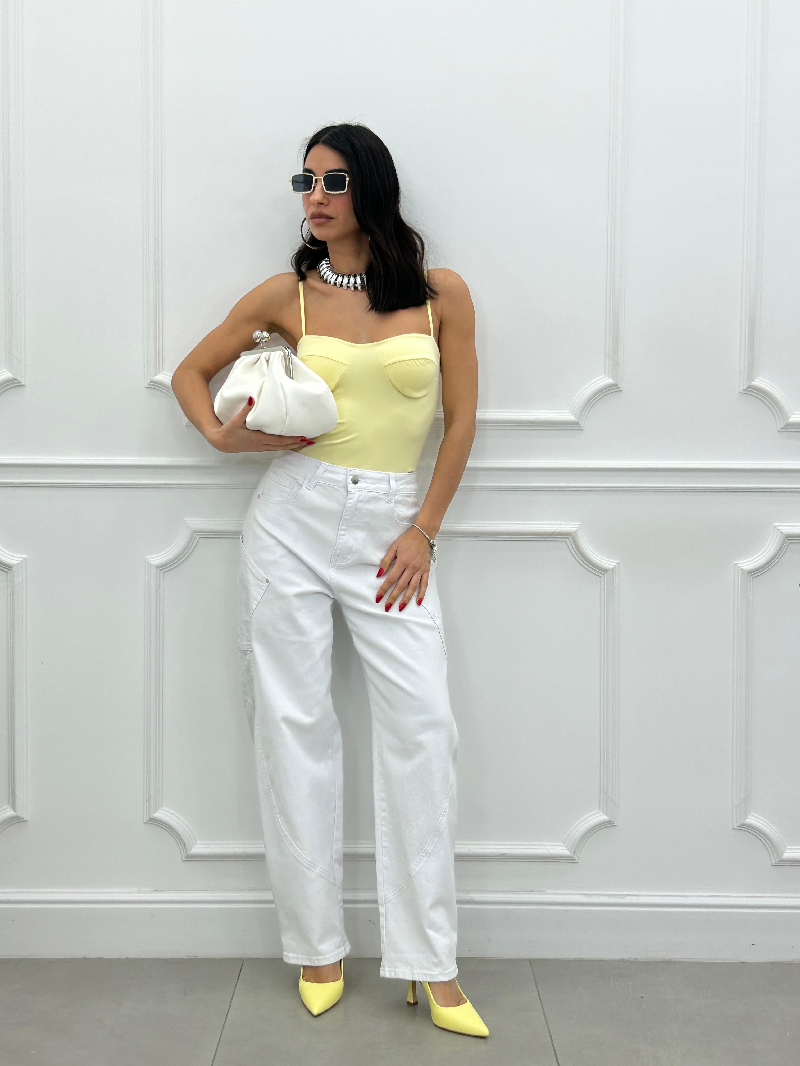 JEANS WHITE NEW PE/26