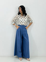 PANTALONE DENIM BELT NEW P/E26