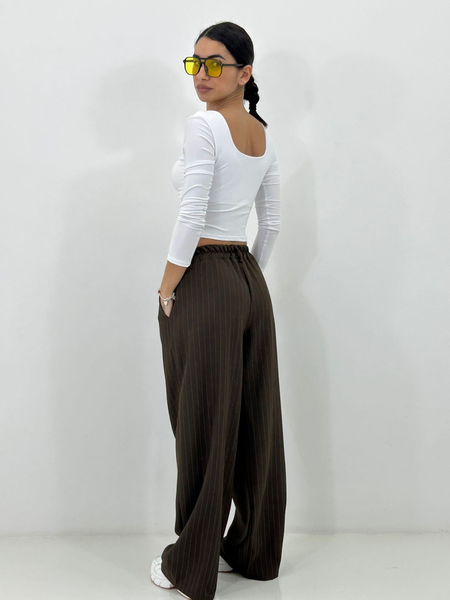 PANTALONE PINSTRIPE NEW P/E26