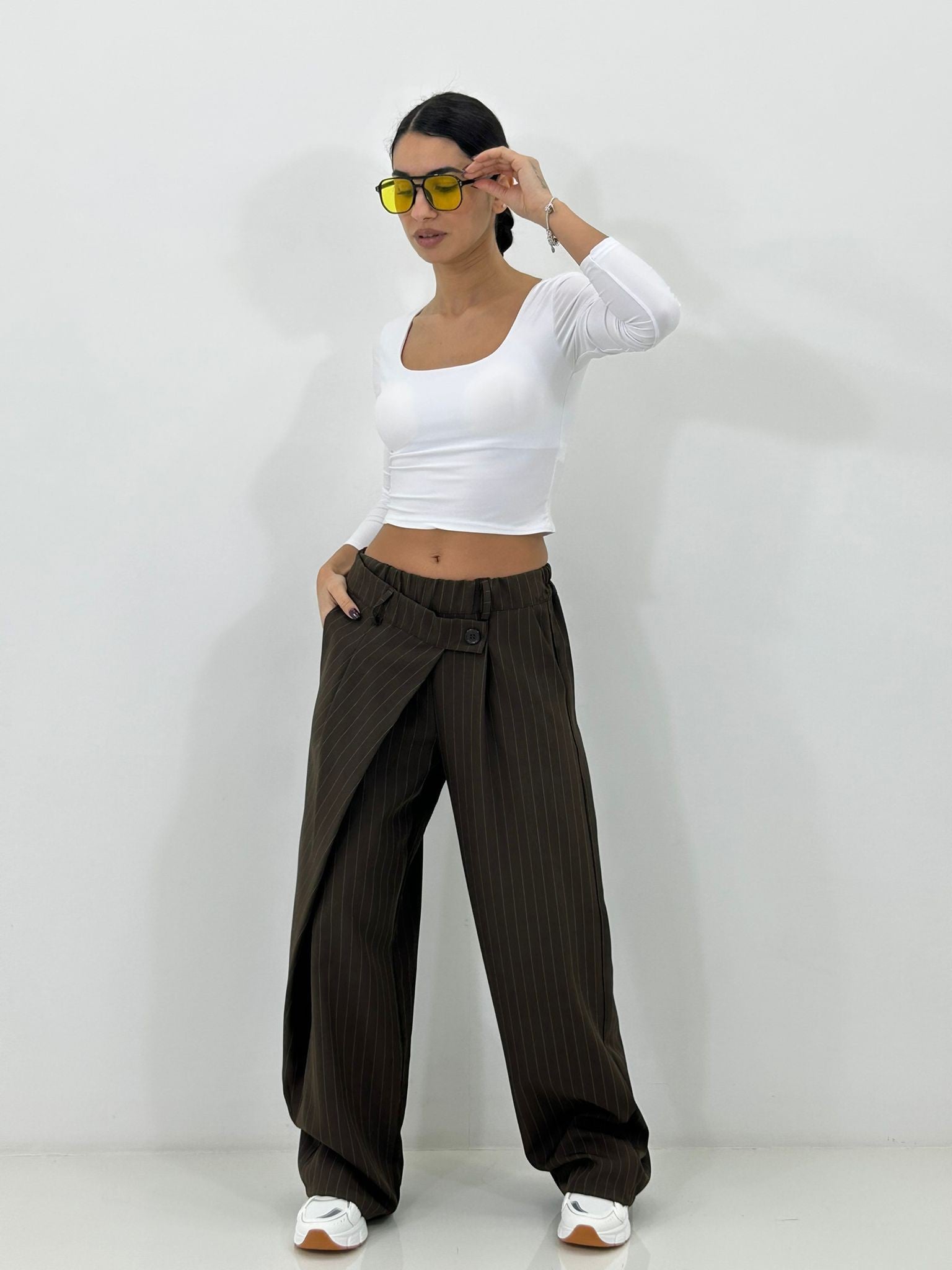 PANTALONE PINSTRIPE NEW P/E26