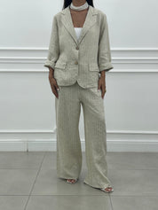 COORDINATO LINEN STRIPE NEW PE/26