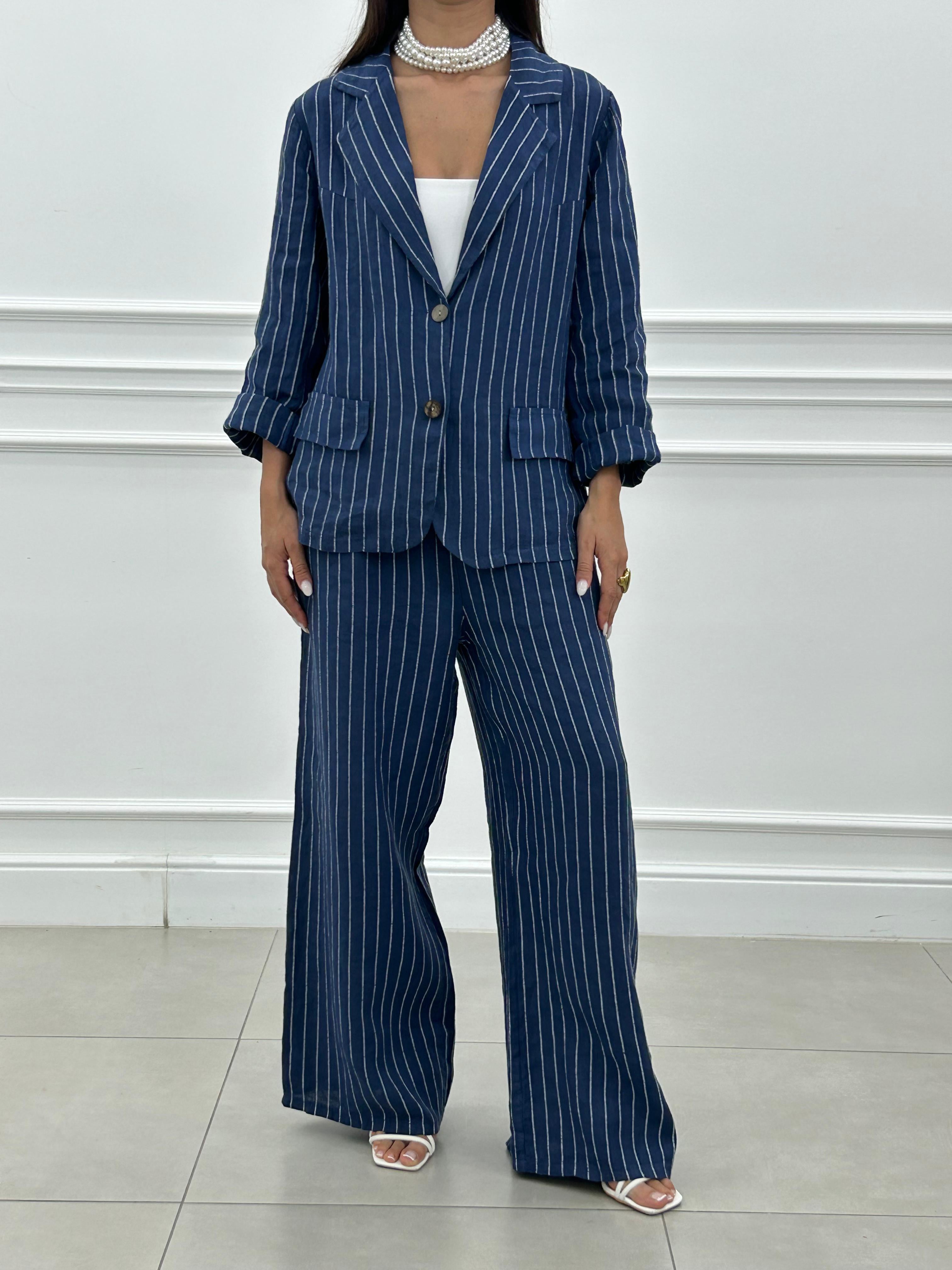 COORDINATO LINEN STRIPE NEW PE/26