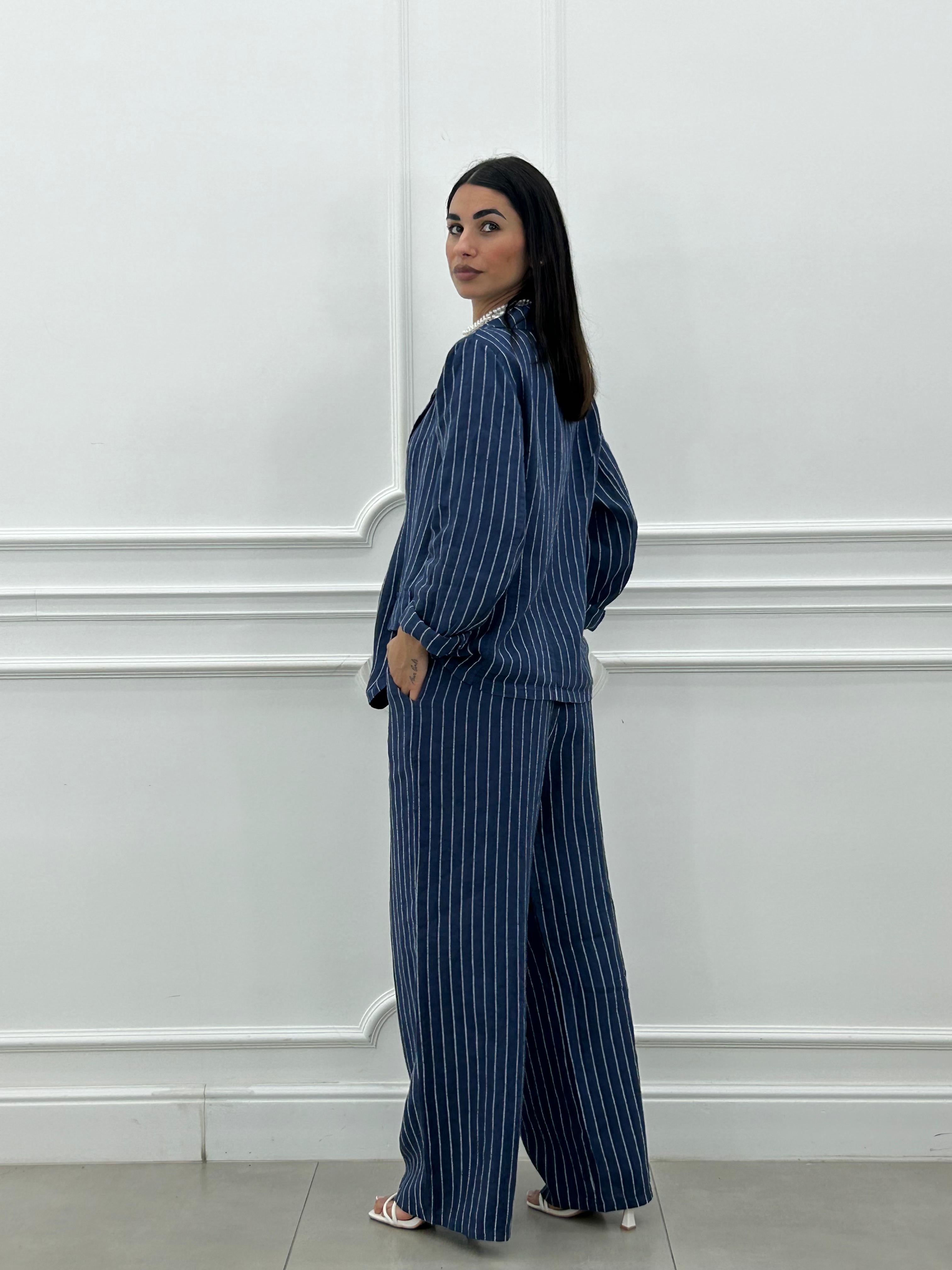 COORDINATO LINEN STRIPE NEW PE/26