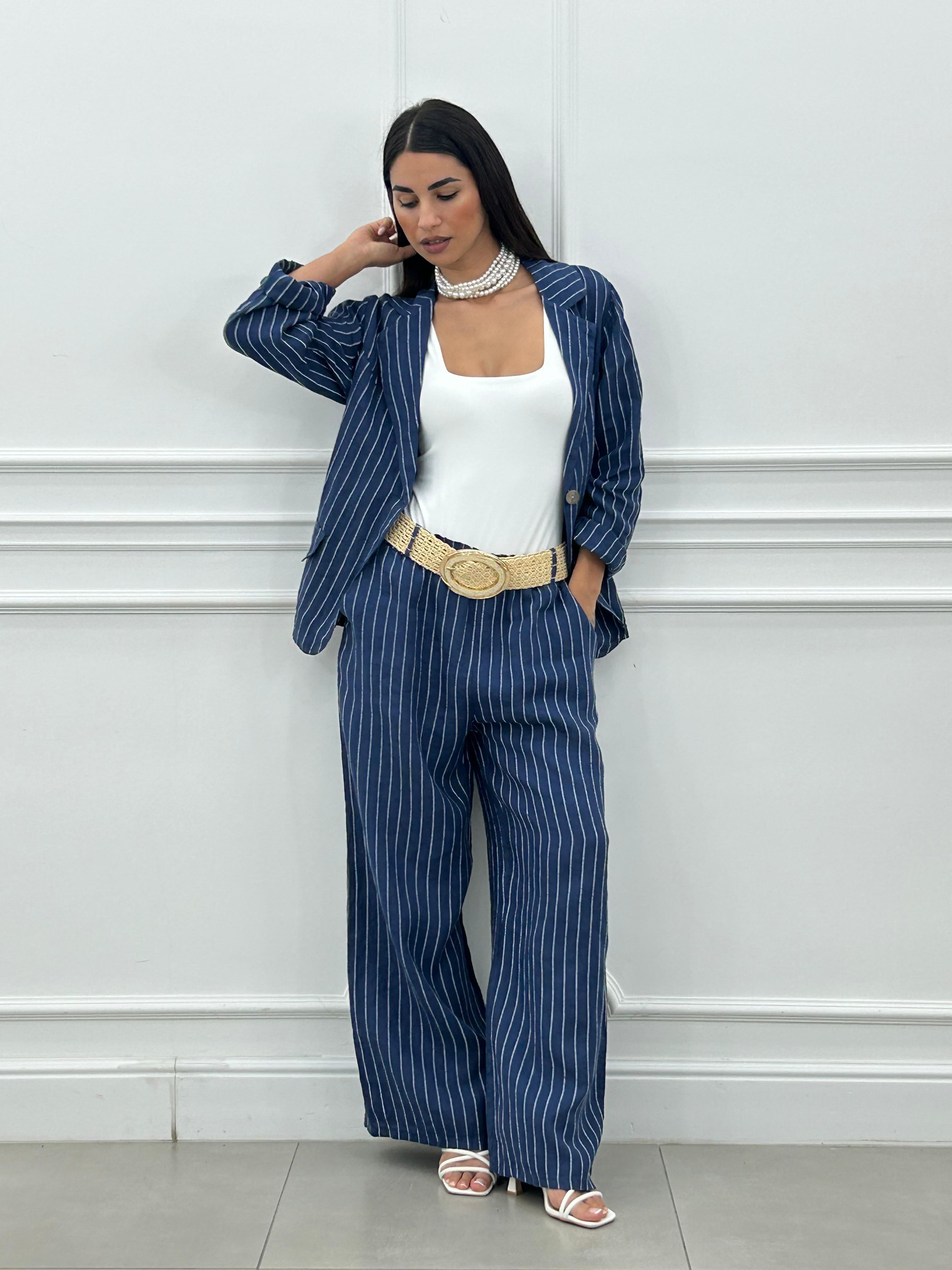 COORDINATO LINEN STRIPE NEW PE/26