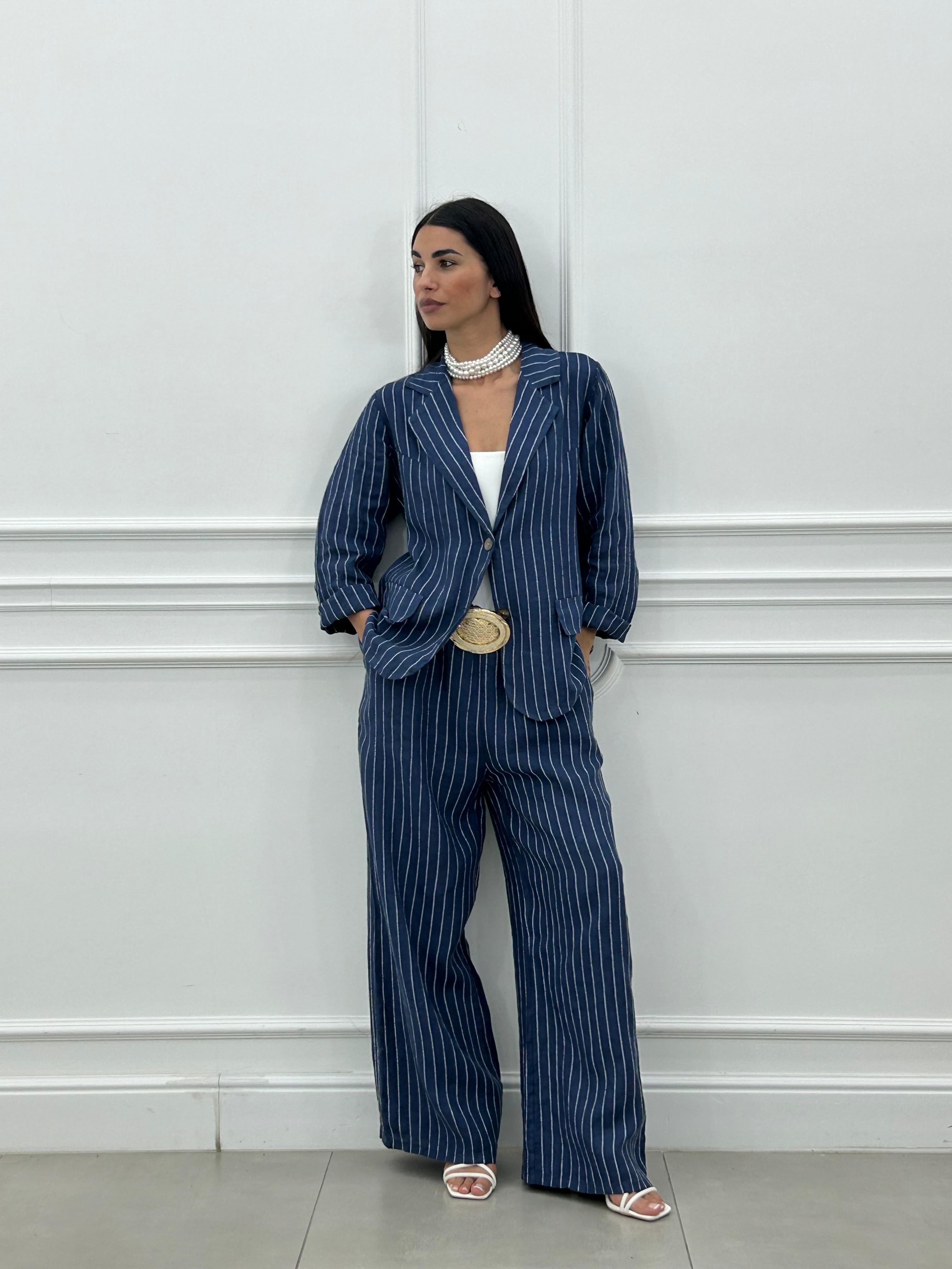 COORDINATO LINEN STRIPE NEW PE/26
