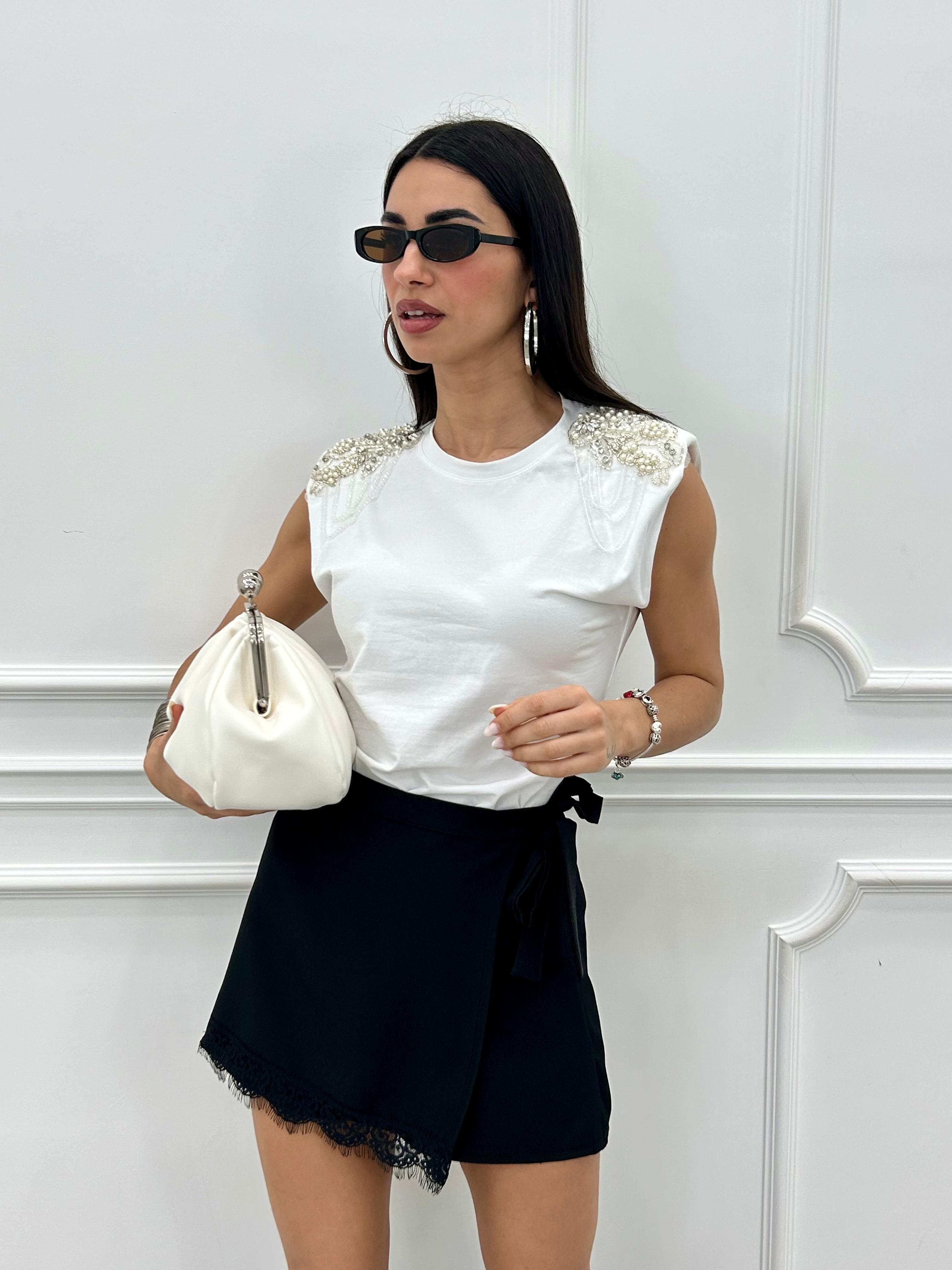 PANTAGONNA OVERLAY SKORT NEW PE/26