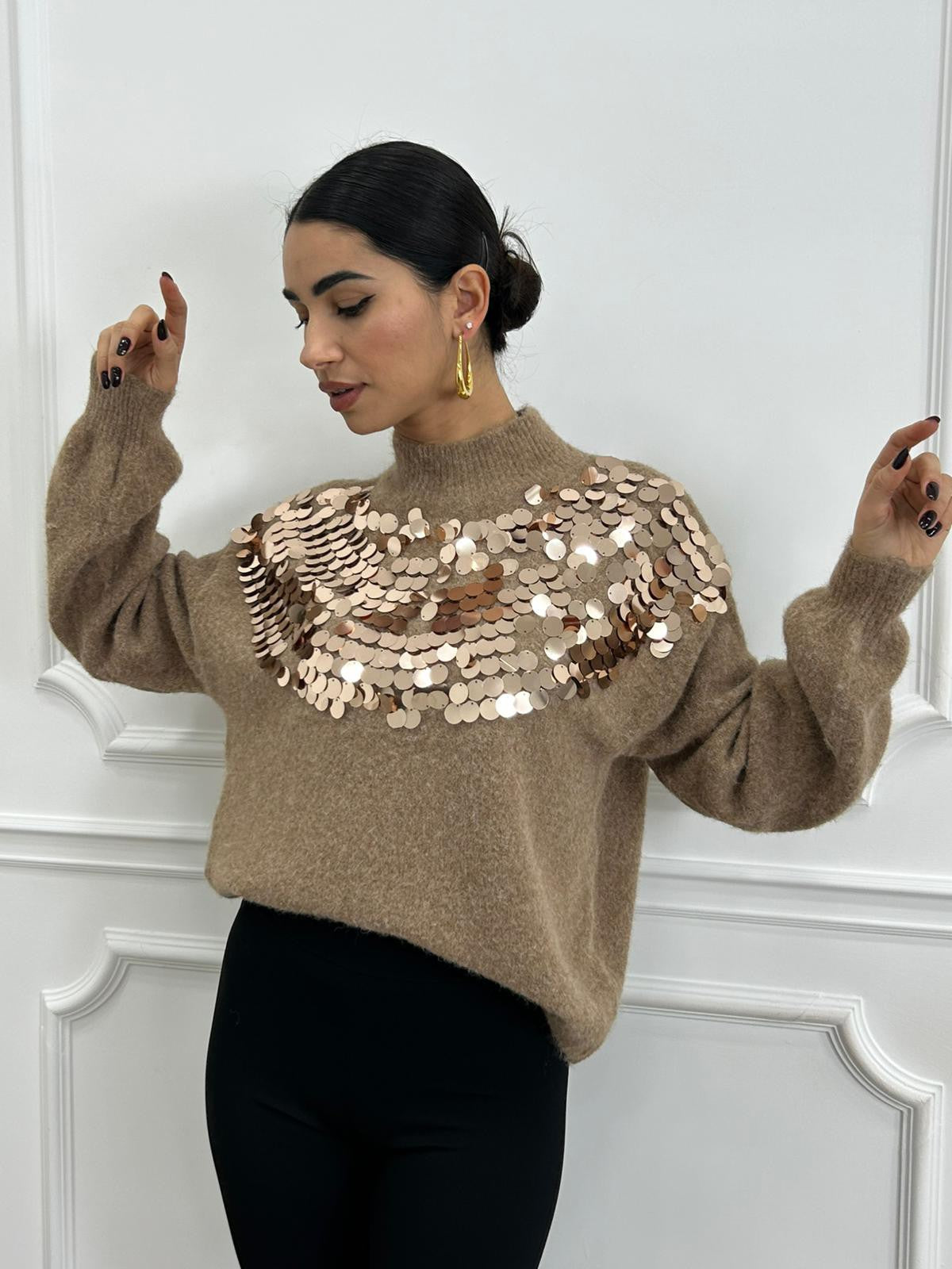 MAGLIONE PAILLETTES NEW AI26