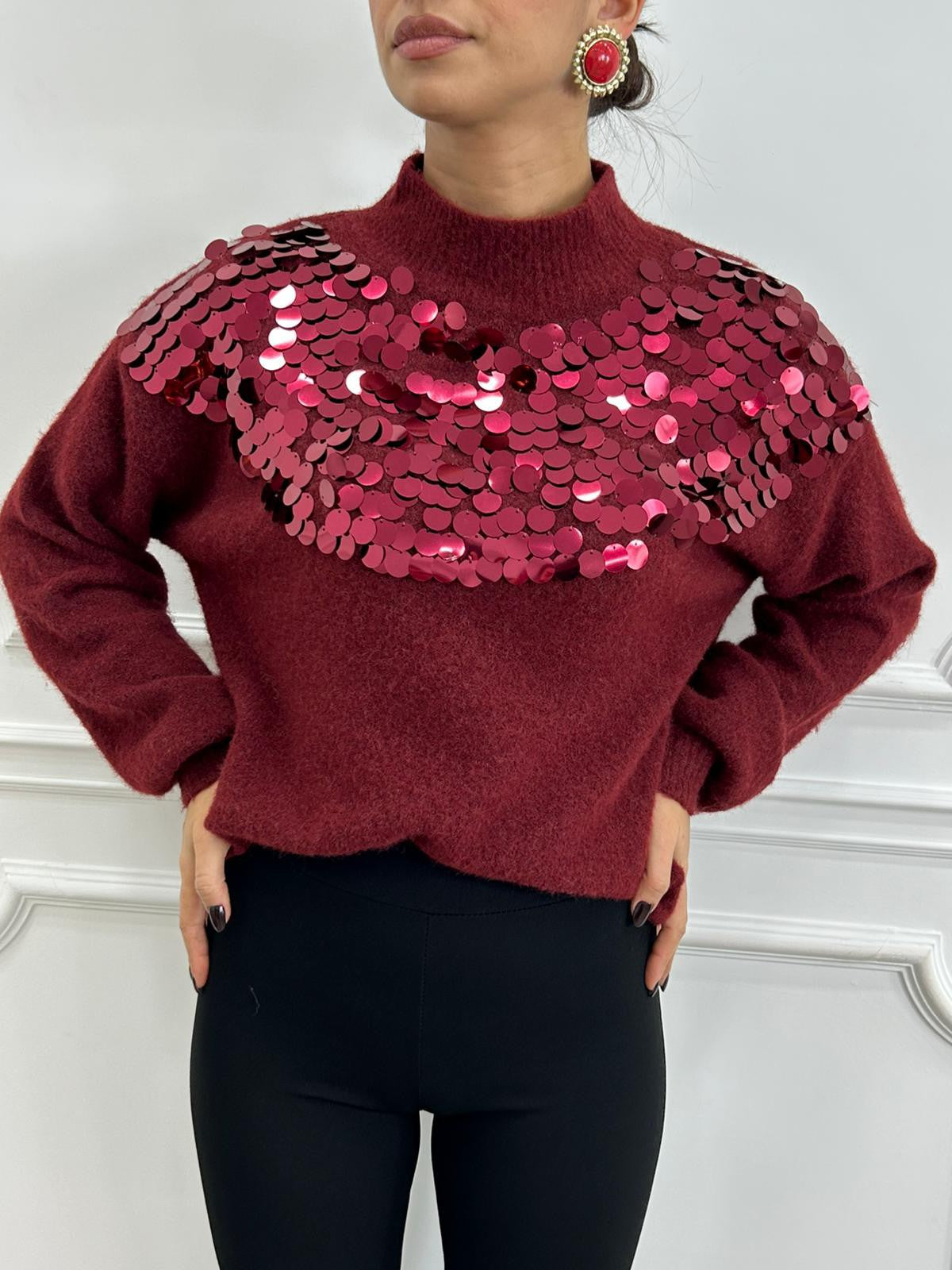 MAGLIONE PAILLETTES NEW AI26