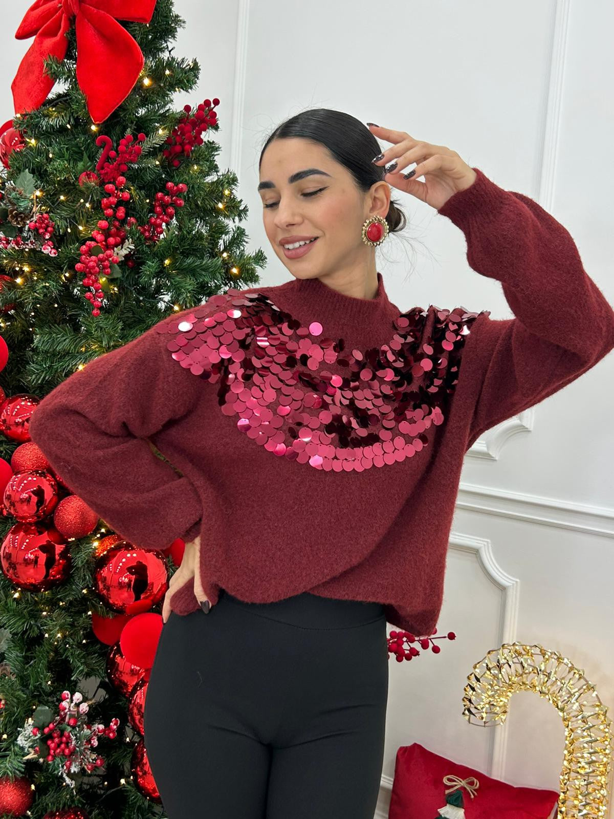 MAGLIONE PAILLETTES NEW AI26