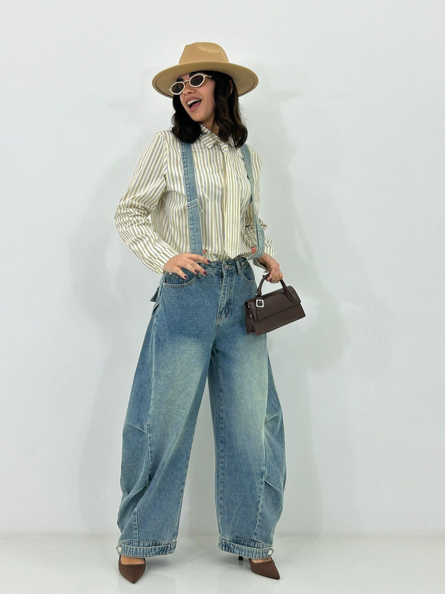SALOPETTE JEANS NEW P/E26