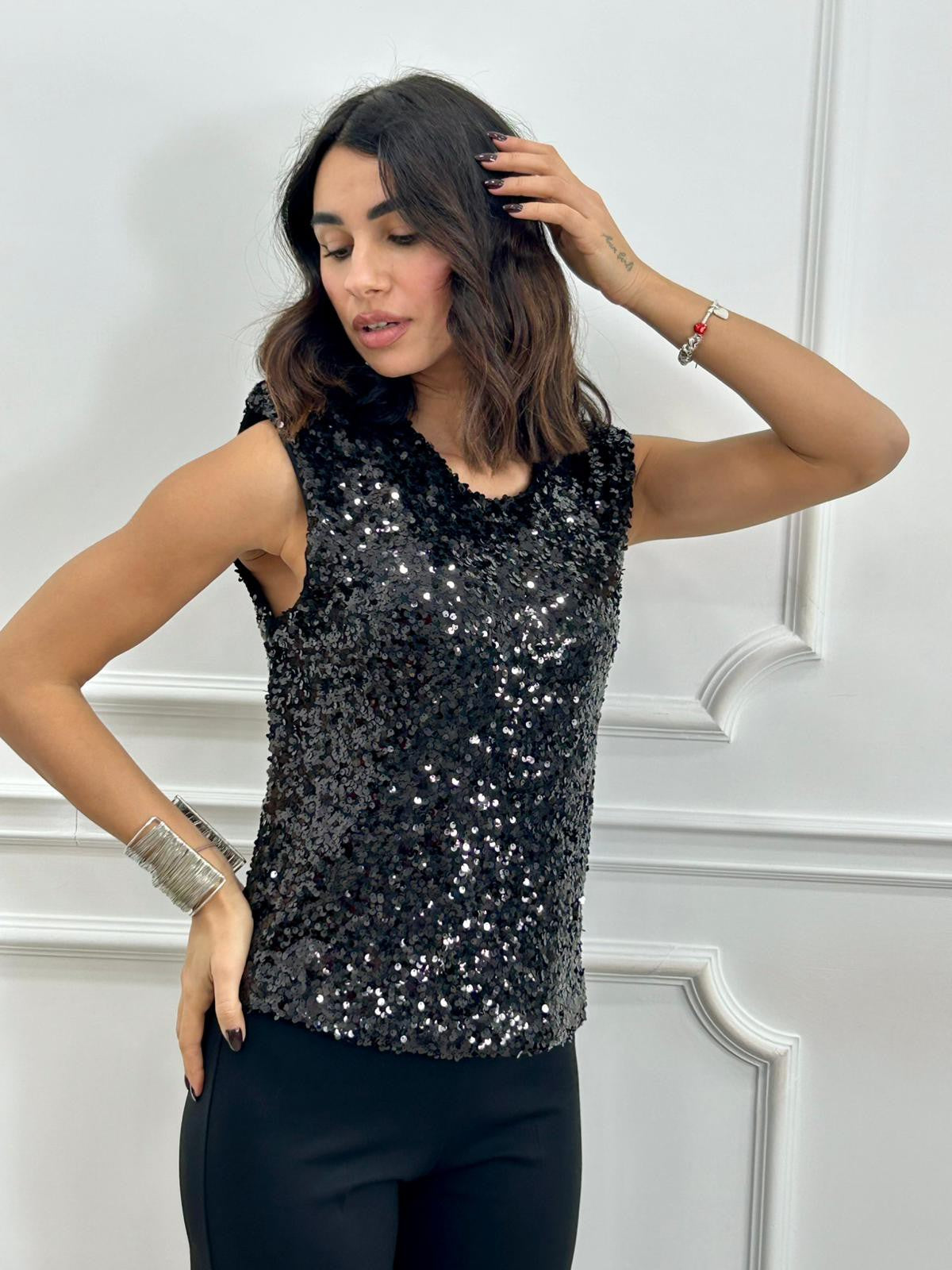 MAGLIA PAILLETTES NEW AI26