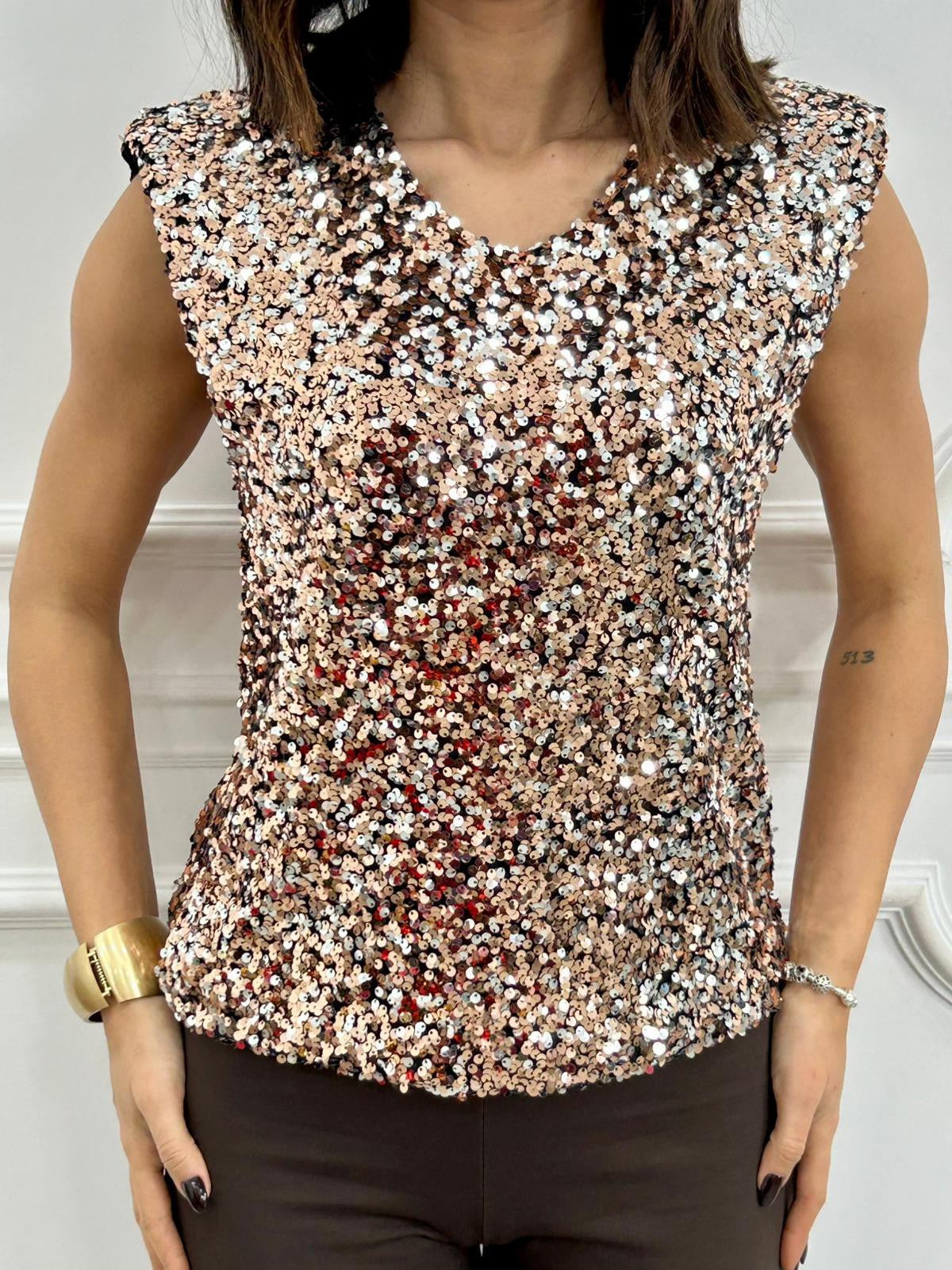 MAGLIA PAILLETTES NEW AI26