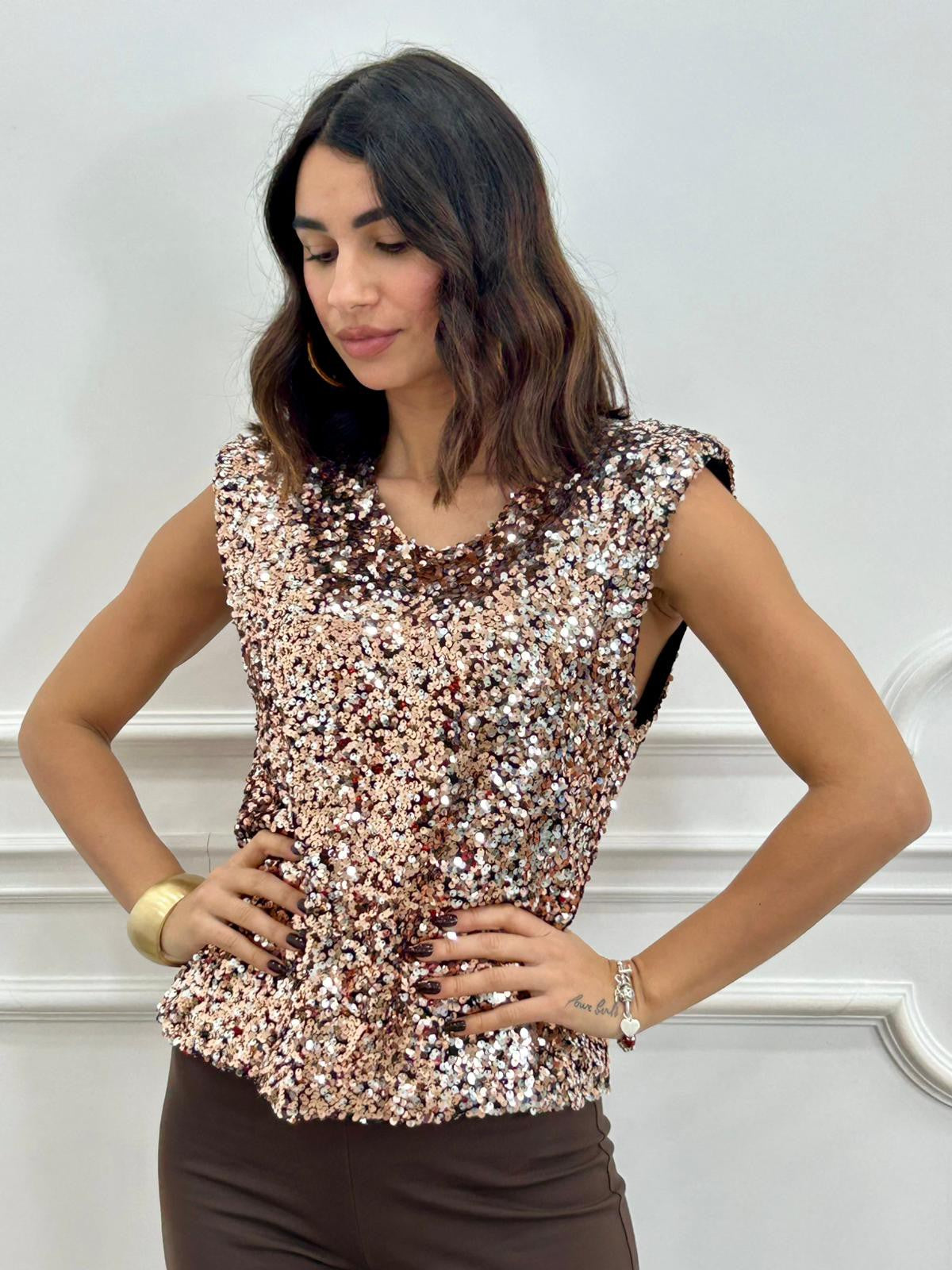 MAGLIA PAILLETTES NEW AI26