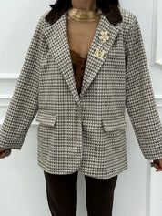 GIACCA PIED DE POUL NEW AI26