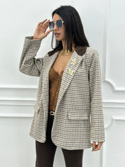 GIACCA PIED DE POUL NEW AI26