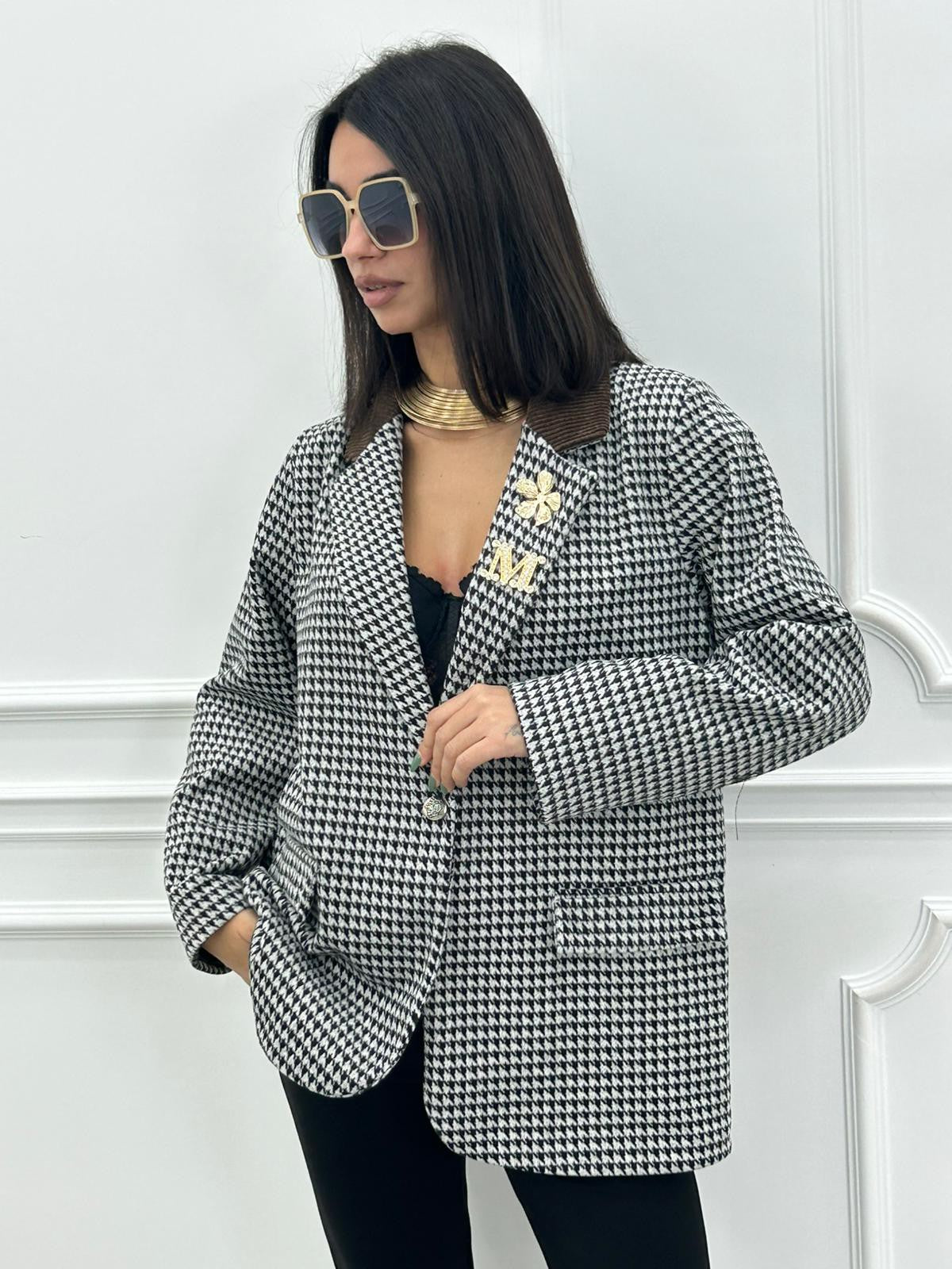 GIACCA PIED DE POUL NEW AI26