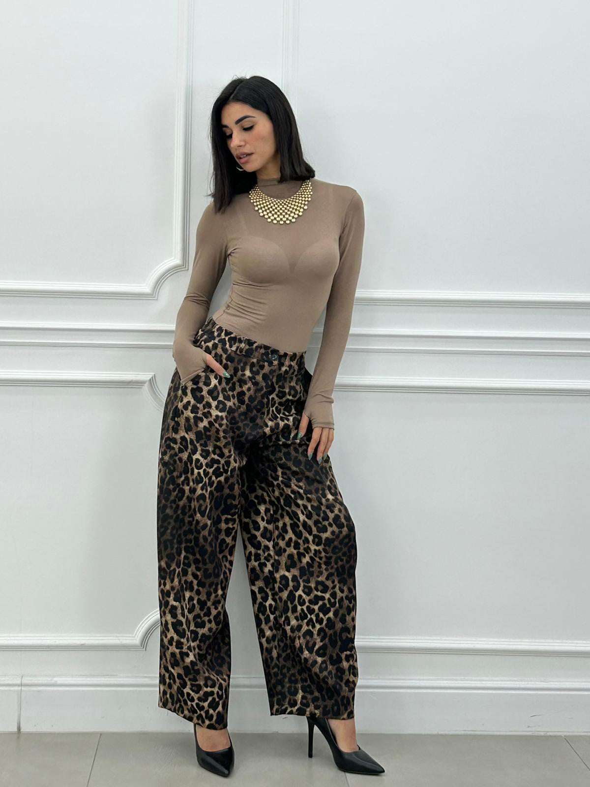 PANTALONE BALLOON MACULATO NEW AI26
