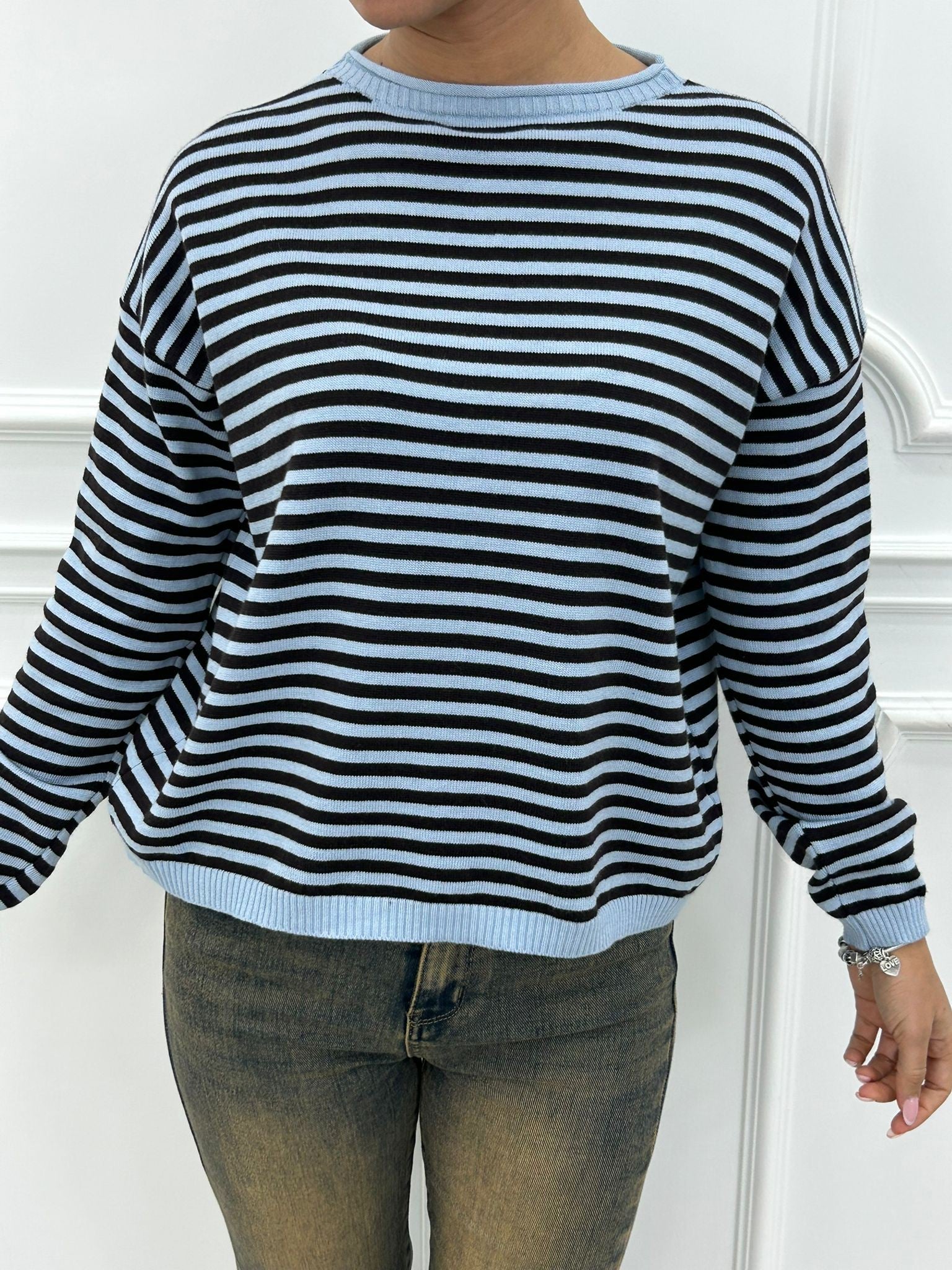 MAGLIONCINO RIGHE NEW AI26