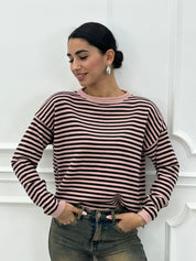 MAGLIONCINO RIGHE NEW AI26