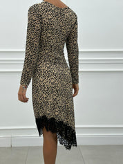 DRESS FLOCCATO-CHIC NEW AI26