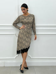 DRESS FLOCCATO-CHIC NEW AI26