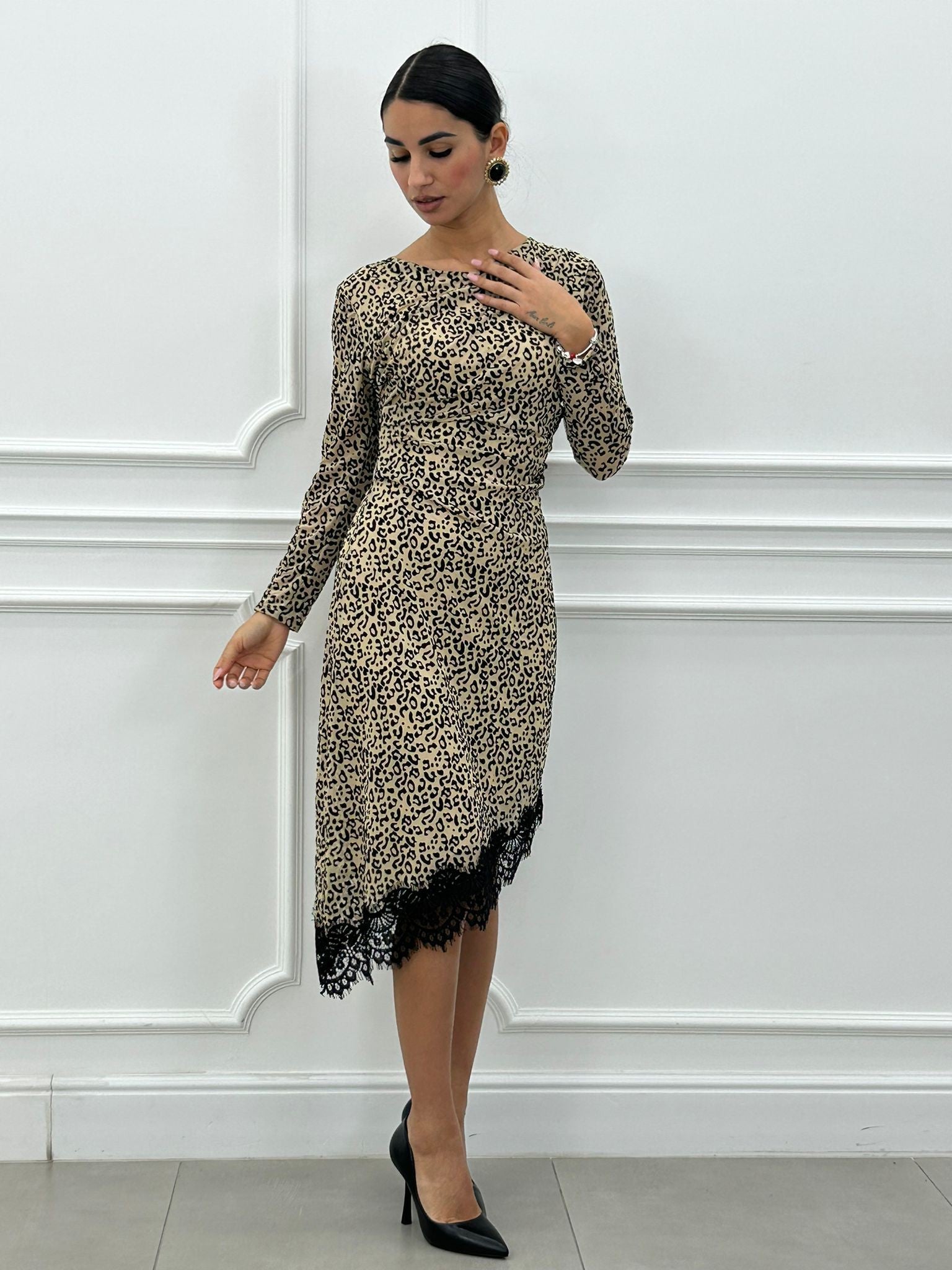 DRESS FLOCCATO-CHIC NEW AI26