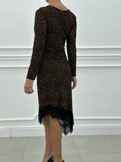 DRESS FLOCCATO-CHIC NEW AI26