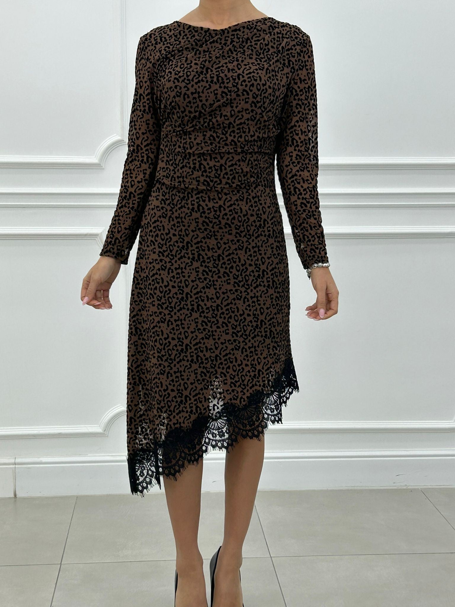 DRESS FLOCCATO-CHIC NEW AI26