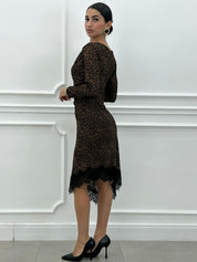 DRESS FLOCCATO-CHIC NEW AI26