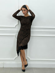 DRESS FLOCCATO-CHIC NEW AI26