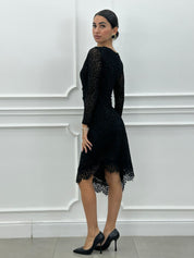 DRESS FLOCCATO-CHIC NEW AI26