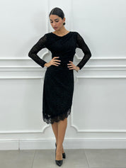 DRESS FLOCCATO-CHIC NEW AI26