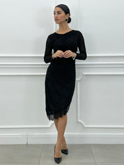 DRESS FLOCCATO-CHIC NEW AI26
