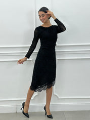DRESS FLOCCATO-CHIC NEW AI26