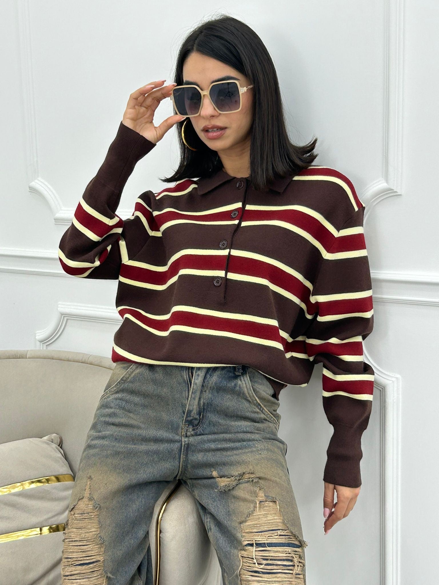 MAGLIONCINO  EASY STRIPE NEW AI26