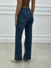 JEANS WIDE LEG STRASS NEW AI26