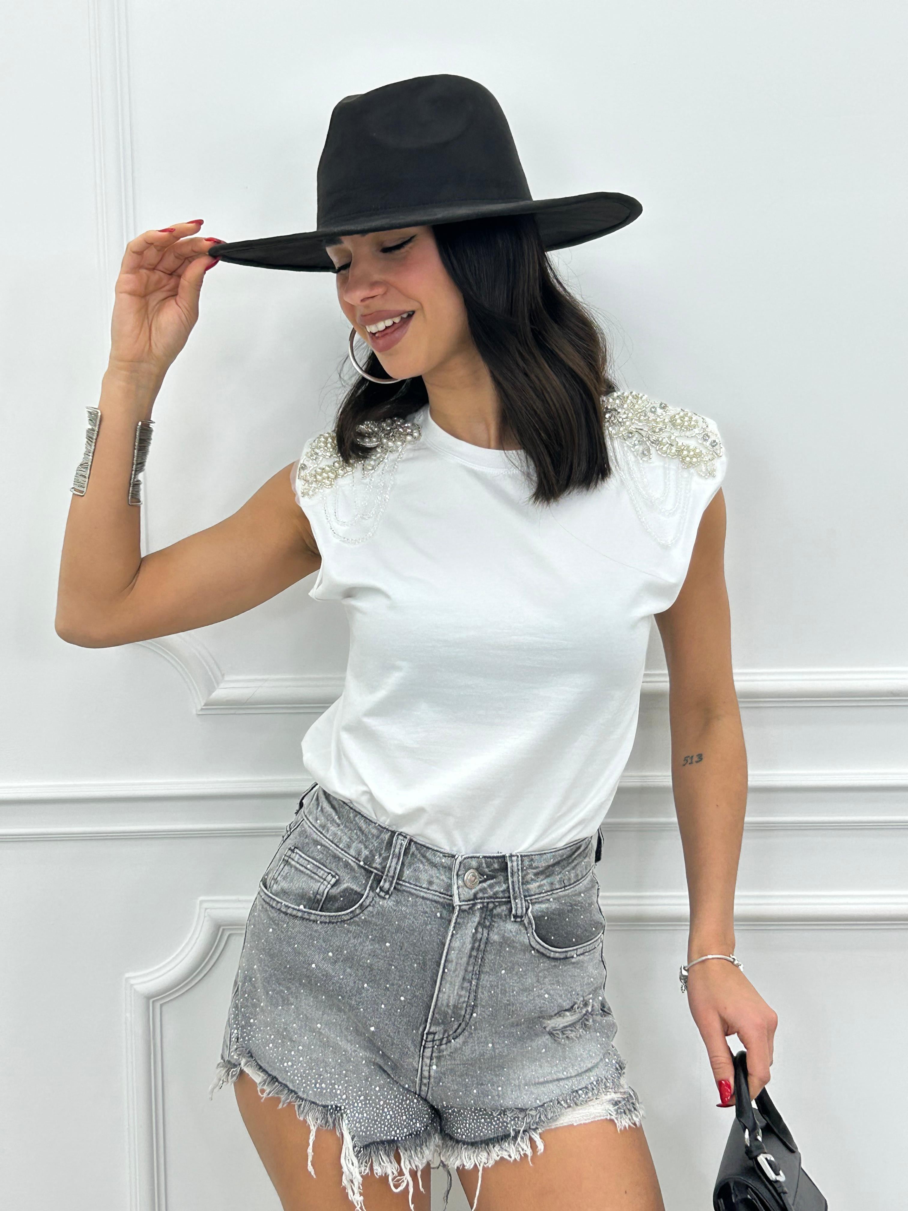 SHORTS DENIM GLITTER NEW PE/26