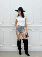 SHORTS DENIM GLITTER NEW PE/26