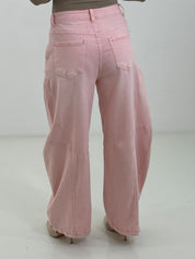 JEANS BUBBLE PINK NEW P/E26