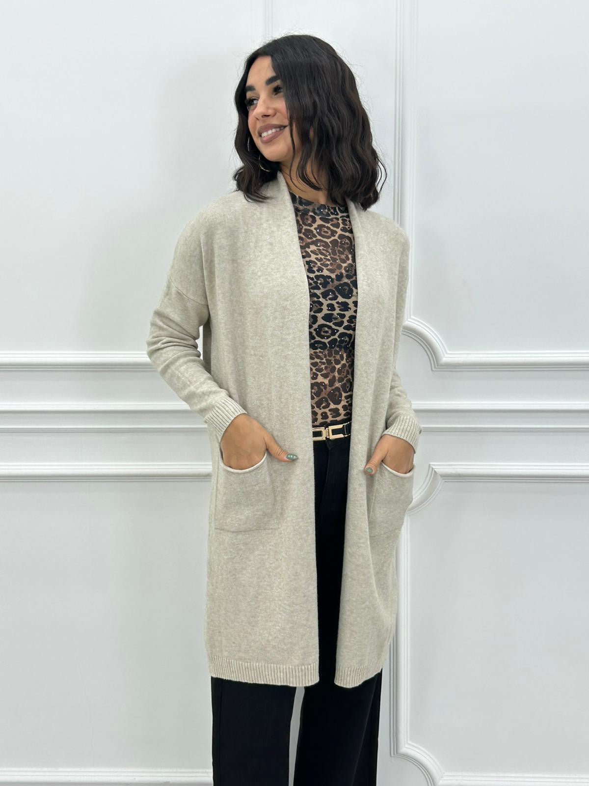 MAXI CARDIGAN COZY LONG NEW AI26
