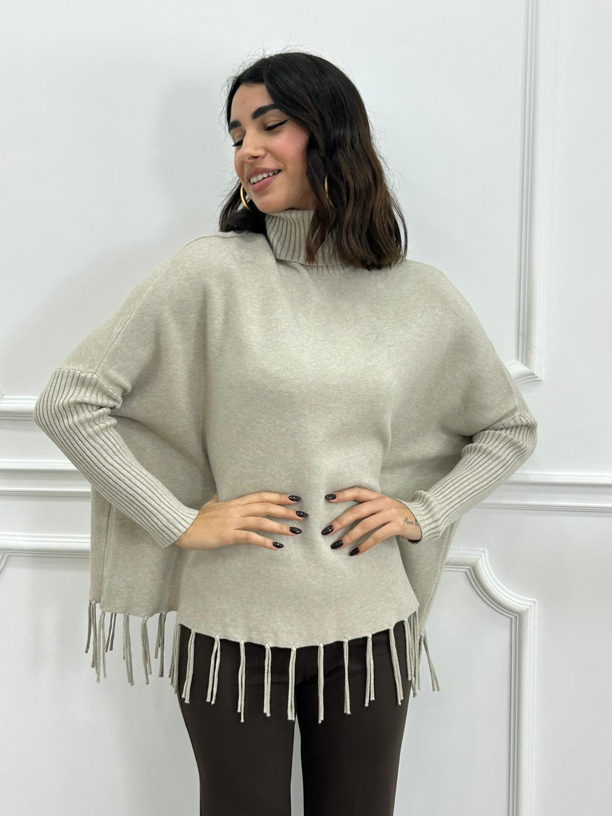 MAGLIA CON FRANGE NEW AI26